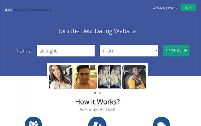 Flirty9 app screenshot